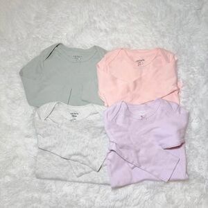 Neutral Baby Long Sleeve Onesie Set 12M Carter’s Bundle (4 Pieces)